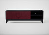 Tinta TV Unit Red Stain / Black Stain