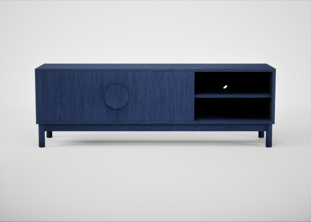 Tinta TV Unit Blue Stain / Blue Stain