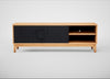Tinta TV Unit Black Stain / Natural Oak