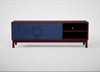 Tinta TV Unit Blue Stain / Red Stain