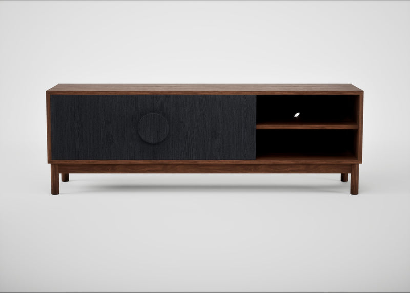 Tinta TV Unit Black Stain / Walnut