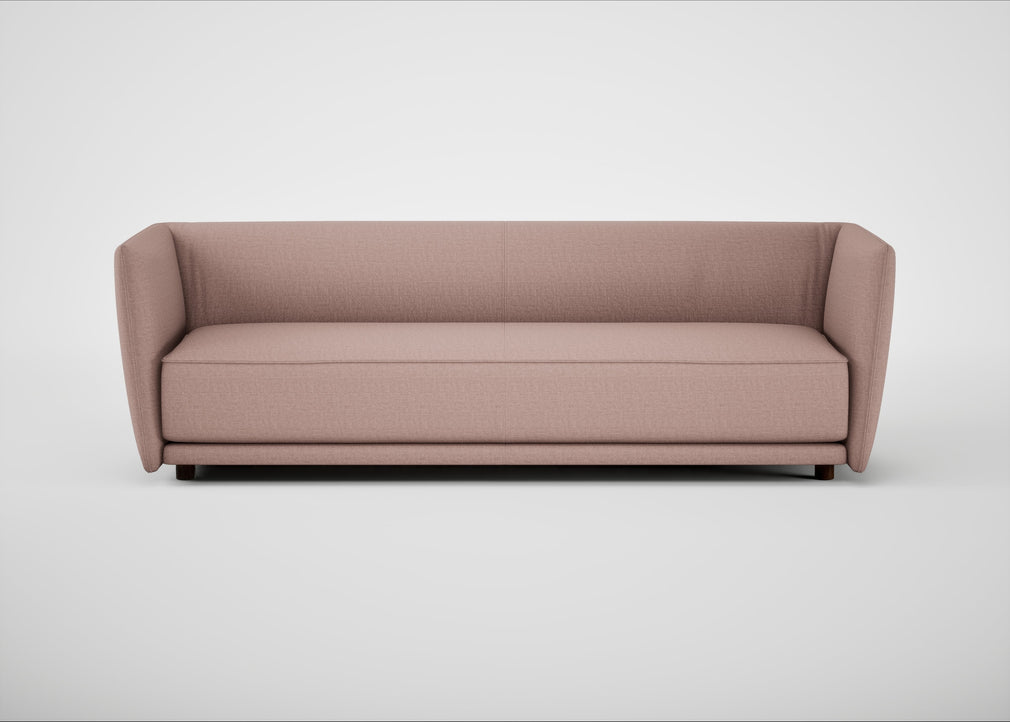 Valley 4 Seater Sofa Siena Cotton Dusky Pink