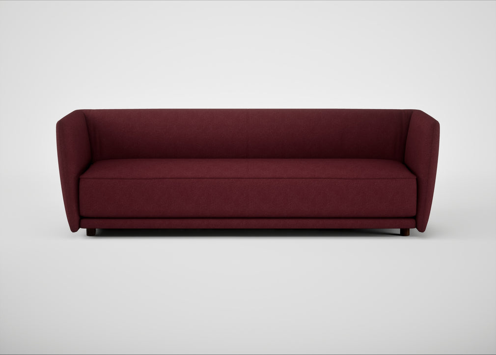 Valley 4 Seater Sofa St Moritz Wool Red