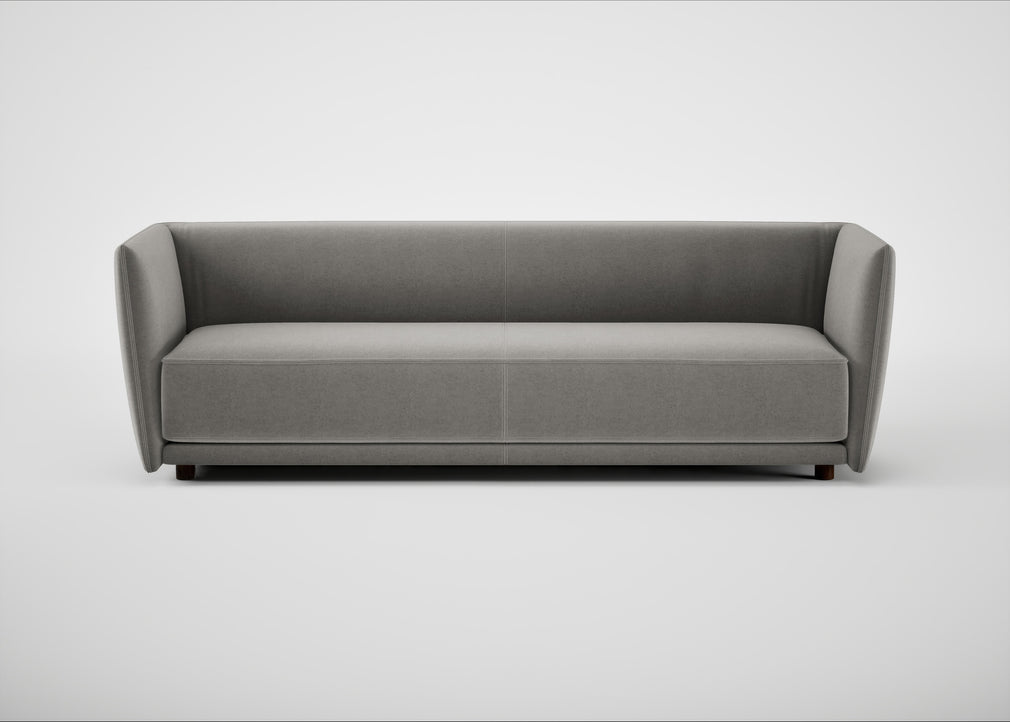 Valley 4 Seater Sofa Nobilis Velvet Dolphin