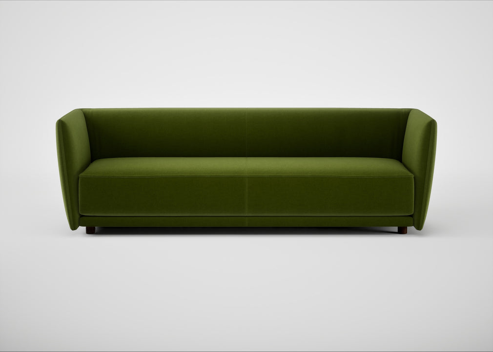 Valley 4 Seater Sofa Nobilis Velvet Leaf