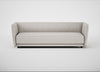 Valley 4 Seater Sofa Leather Grain White 000