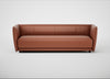 Valley 4 Seater Sofa Leather Stonewash Light Brown 274