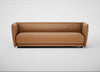 Valley 4 Seater Sofa Leather Stonewash Toffee 277