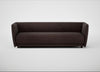 Valley 4 Seater Sofa Heritage Leather Dark Walnut 2069