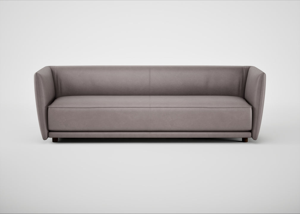 Valley 4 Seater Sofa Heritage Leather Stone Grey 2060