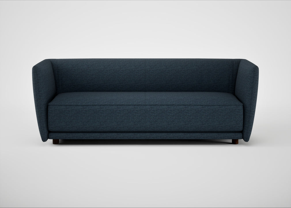 Valley 3 Seater Sofa Siena Cotton Deep Sea