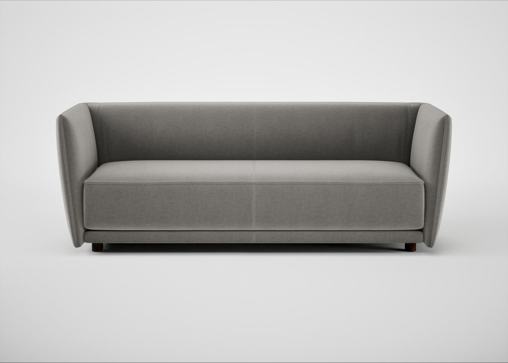 Valley 3 Seater Sofa Nobilis Velvet Dolphin