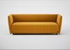 Valley 3 Seater Sofa Nobilis Velvet Mustard