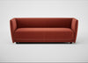 Valley 3 Seater Sofa Nobilis Velvet Rust