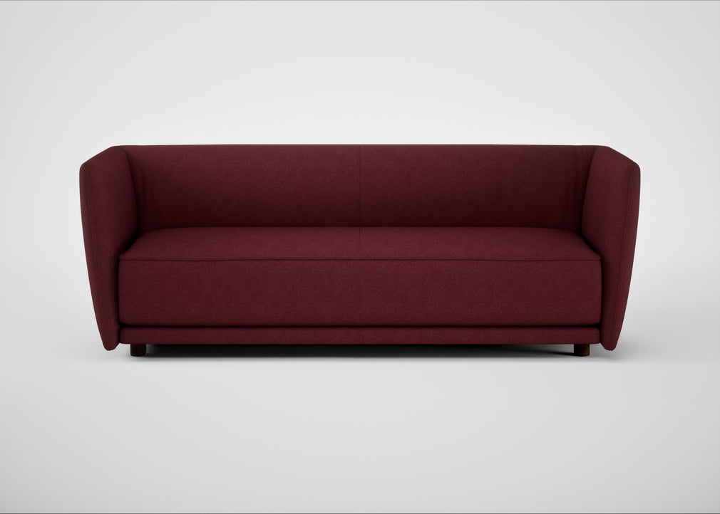 Valley 3 Seater Sofa St Moritz Wool Red
