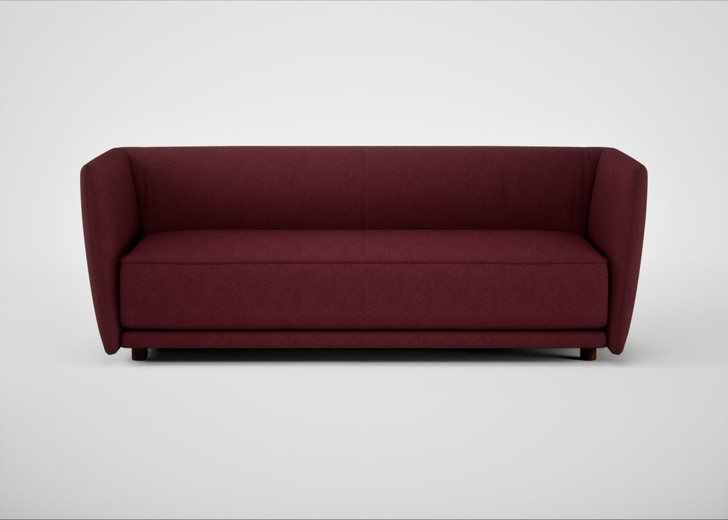Valley 3 Seater Sofa St Moritz Wool Red