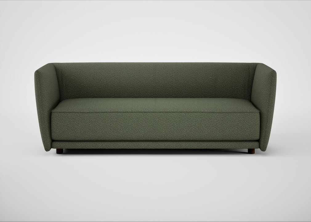 Valley 3 Seater Sofa Loop Boucle Forest