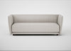 Valley 3 Seater Sofa Leather Grain White 000