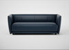 Valley 3 Seater Sofa Leather Stonewash Navy Blue 279