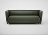 Valley 3 Seater Sofa Leather Stonewash Vintage Green 278