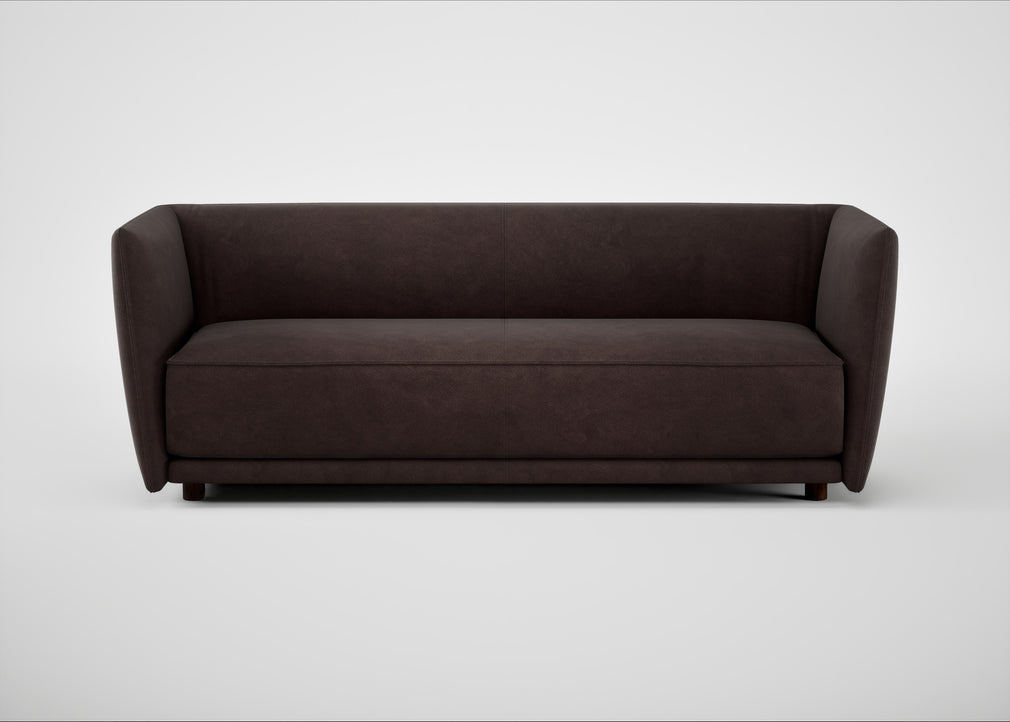 Valley 3 Seater Sofa Heritage Leather Dark Walnut 2069