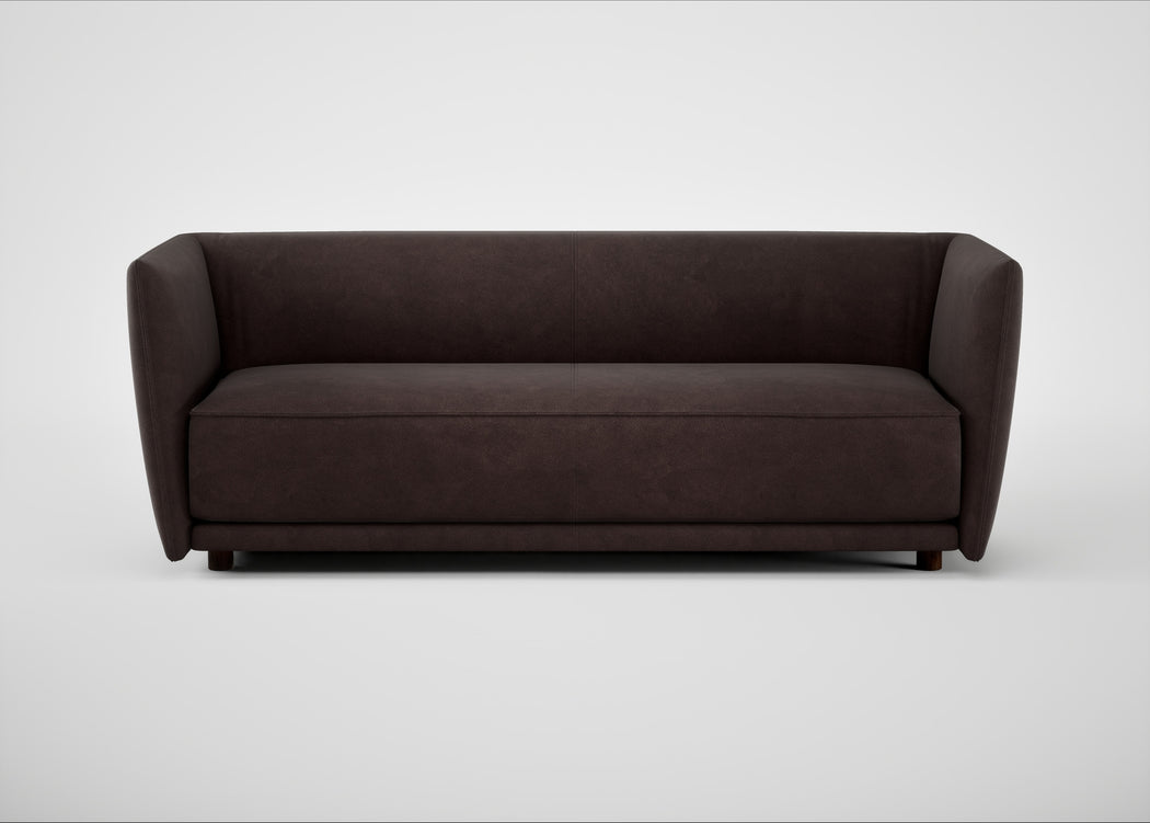 Valley 3 Seater Sofa Heritage Leather Dark Walnut 2069