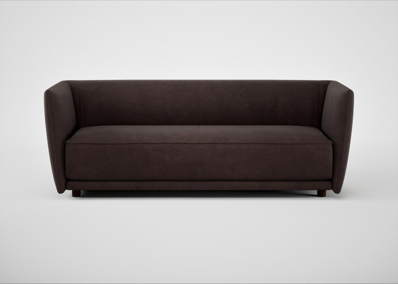 Valley 3 Seater Sofa Heritage Leather Dark Walnut 2069