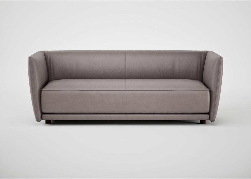 Valley 3 Seater Sofa Heritage Leather Stone Grey 2060