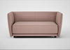 Valley 2 Seater Sofa Siena Cotton Dusky Pink