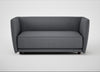 Valley 2 Seater Sofa Siena Cotton Shale Grey