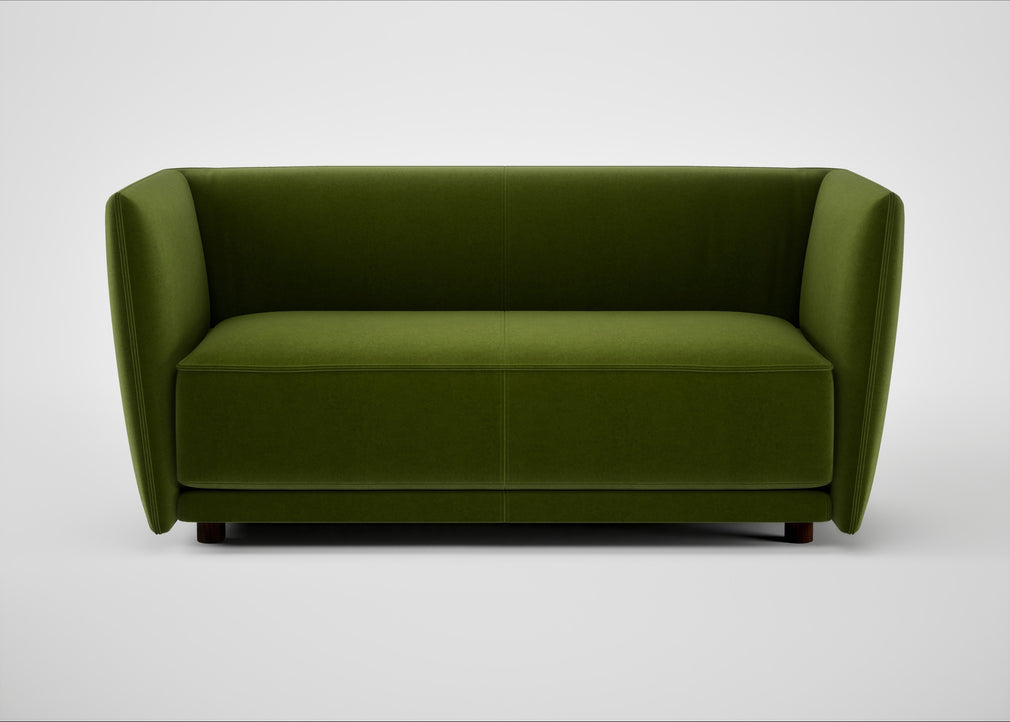 Valley 2 Seater Sofa Nobilis Velvet Leaf
