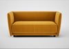Valley 2 Seater Sofa Nobilis Velvet Mustard