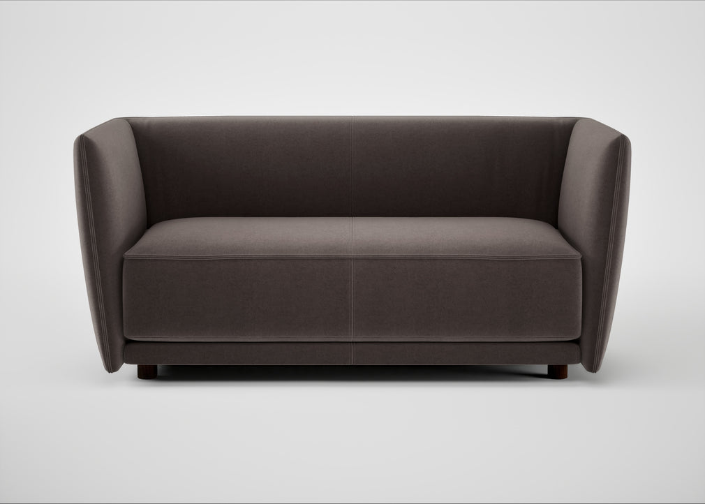 Valley 2 Seater Sofa Nobilis Velvet Sable