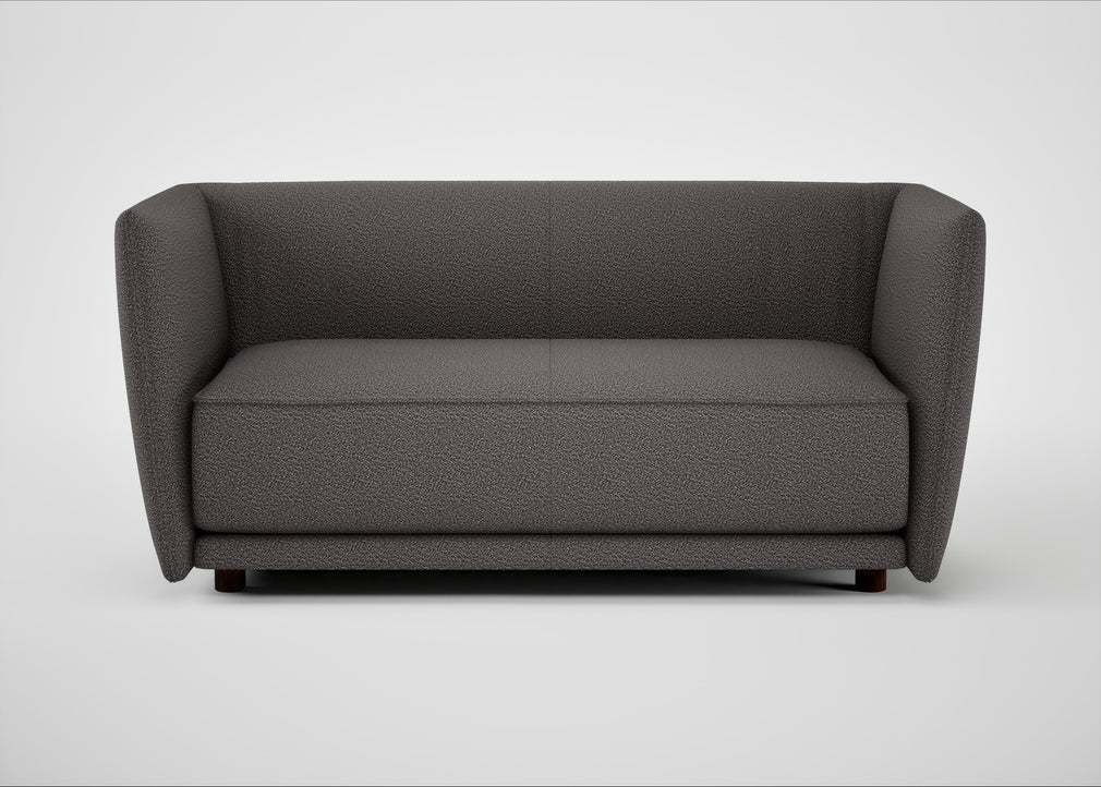 Valley 2 Seater Sofa Loop Boucle Granite