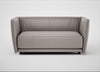 Valley 2 Seater Sofa Daino Leather Elephant