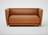 Valley 2 Seater Sofa Daino Leather Treacle