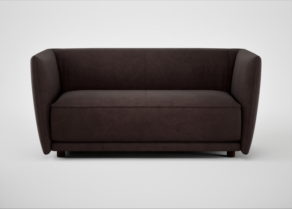 Valley 2 Seater Sofa Heritage Leather Dark Walnut 2069