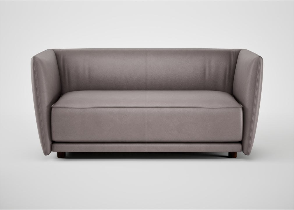 Valley 2 Seater Sofa Heritage Leather Stone Grey 2060