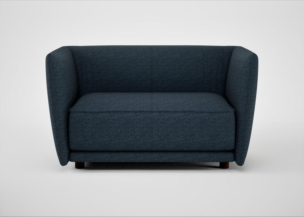 Valley Loveseat Siena Cotton Deep Sea