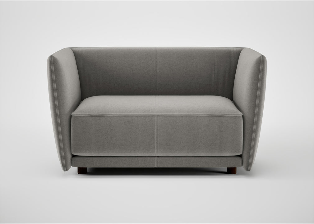 Valley Loveseat Nobilis Velvet Dolphin