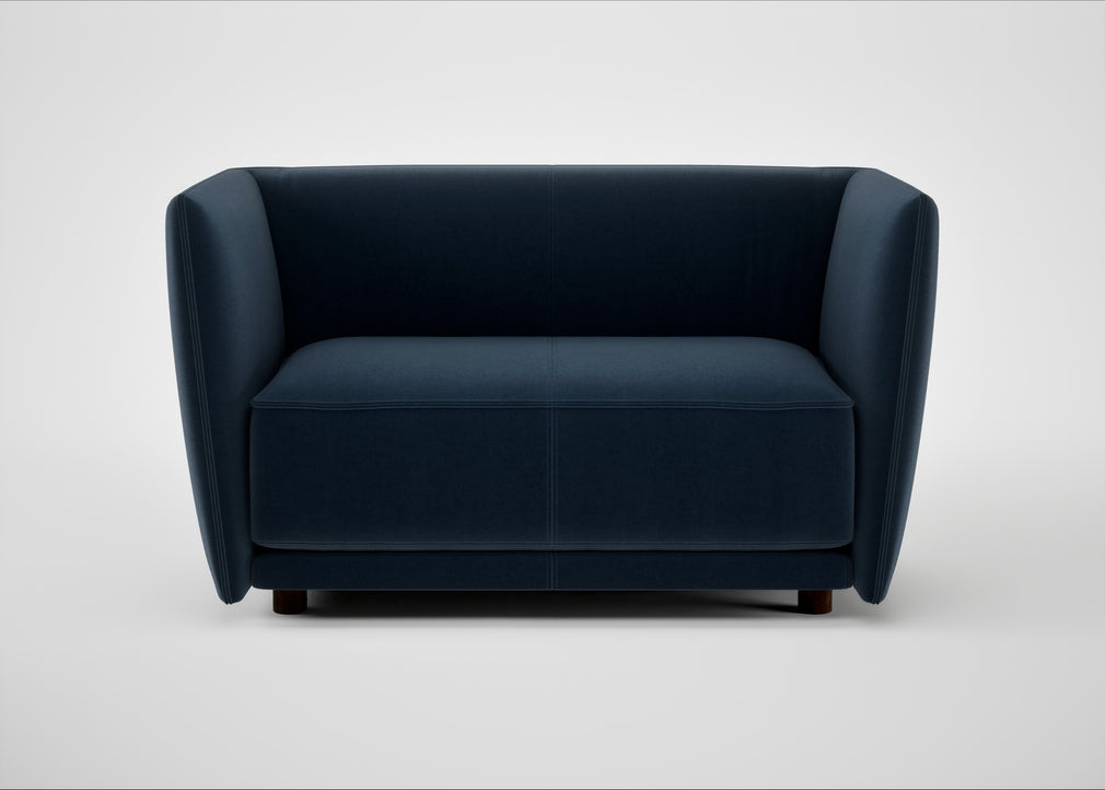 Valley Loveseat Nobilis Velvet Night