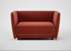 Valley Loveseat Nobilis Velvet Rust