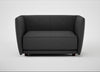 Valley Loveseat St Moritz Wool Grey