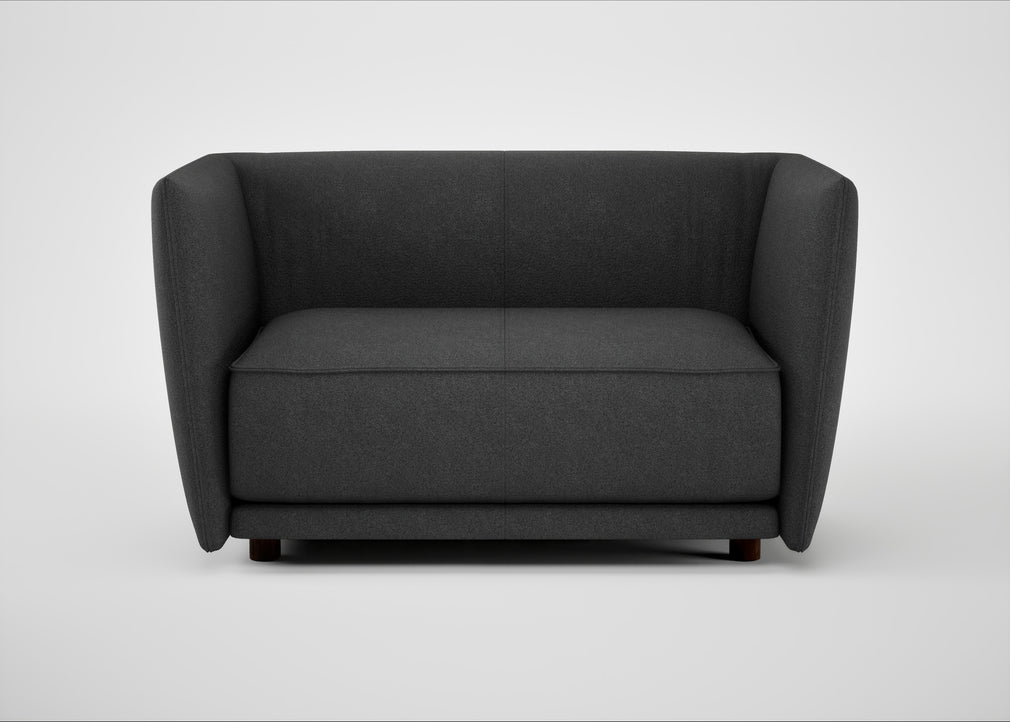 Valley Loveseat St Moritz Wool Grey