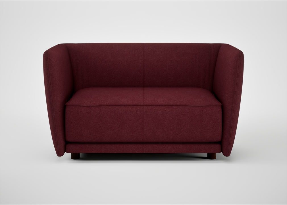 Valley Loveseat St Moritz Wool Red