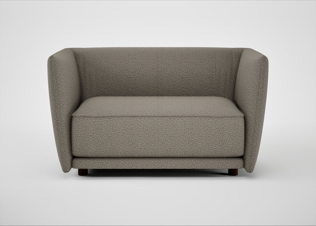Valley Loveseat Loop Boucle Taupe