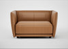 Valley Loveseat Leather Stonewash Toffee 277