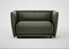 Valley Loveseat Leather Stonewash Vintage Green 278