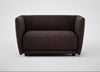 Valley Loveseat Heritage Leather Dark Walnut 2069