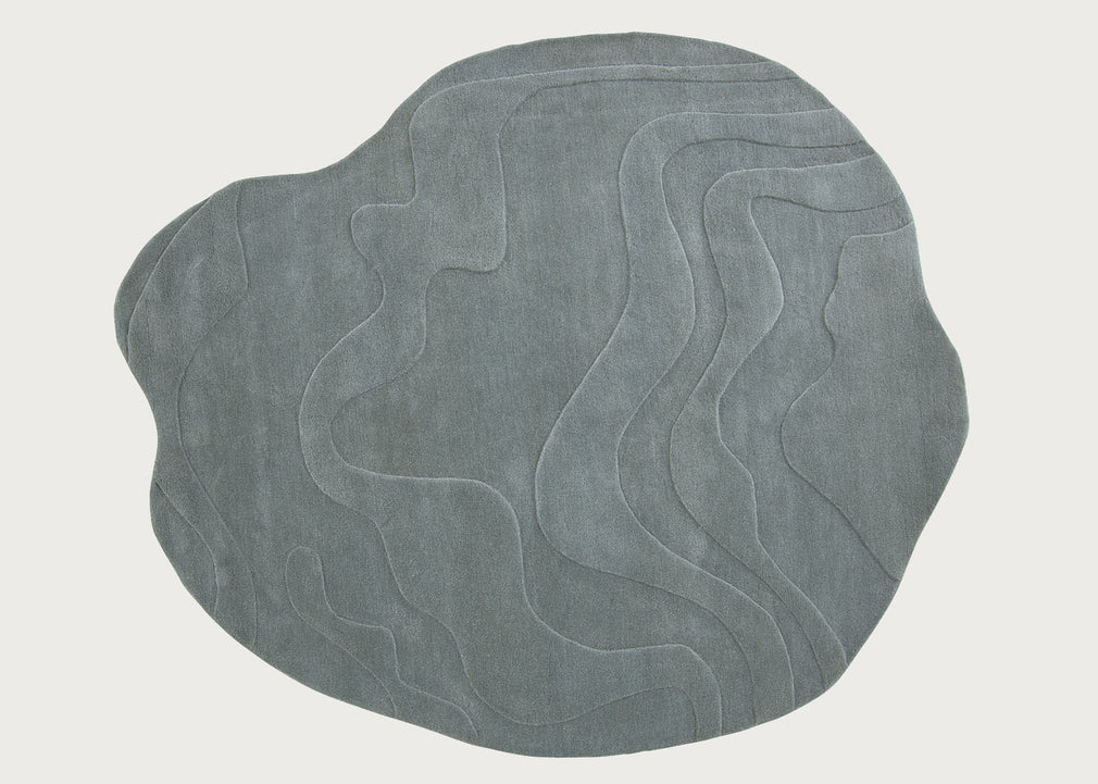 Gavrinis 3 Rug Grey Blue 230 x 270cm